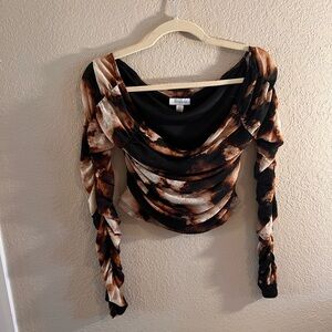 Top Shop off the shoulder shirt